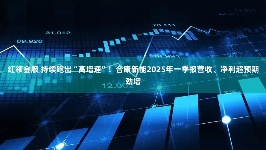 红领金服 持续跑出“高增速”！合康新能2025年一季报营收、净利超预期劲增
